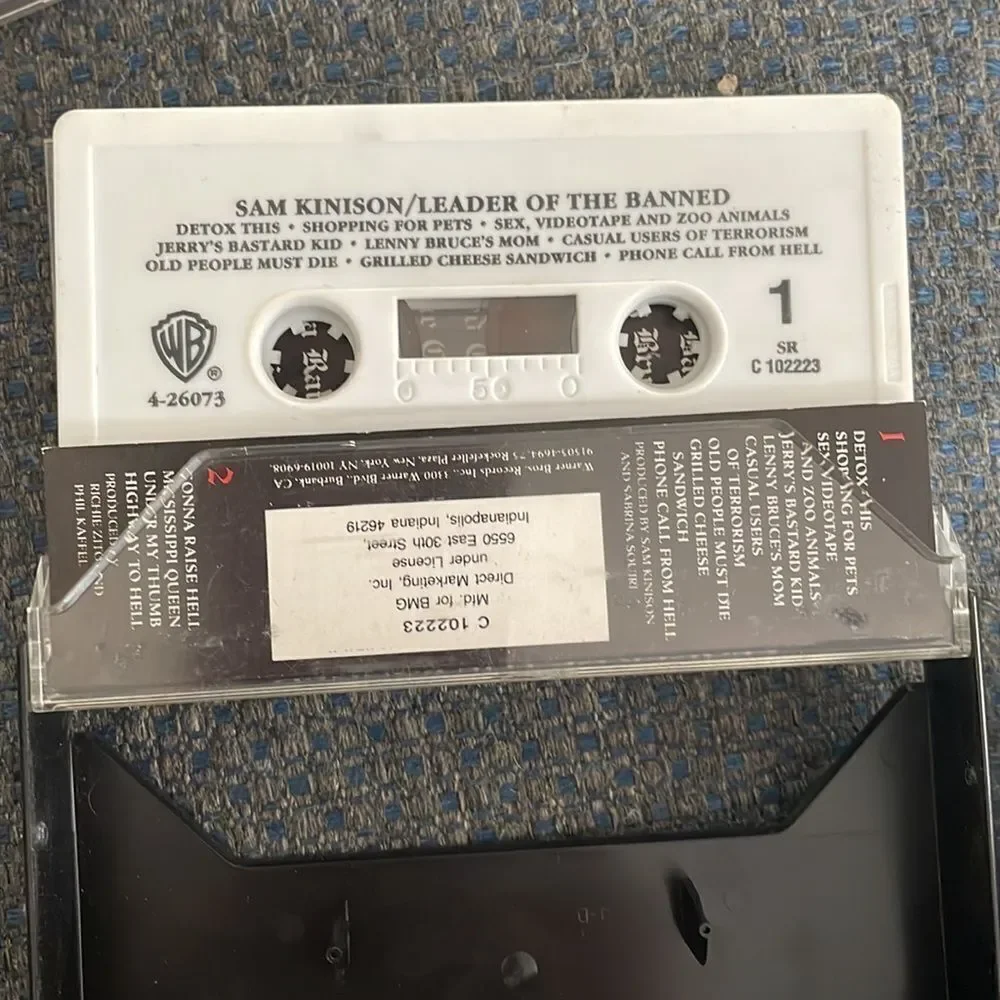 Sam Kinison & Roxette cassette tapes - Picture 3 of 3